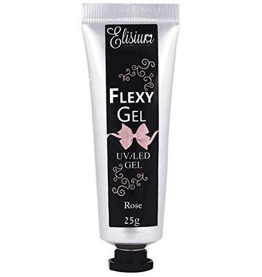 Elisium Flexygel Rose UV/LED, gel ricostruzione unghie, 25 g