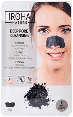 Iroha Nature - Patchs pour la Nez Detox Charbon