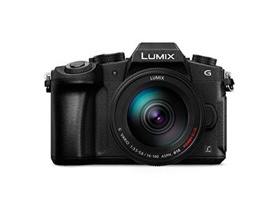 Panasonic LUMIX DMC-G81HAEGK - Videocamera 4K con obiettivo MFT da 14-140 mm, 16 MP, Dual I.S, ibrido a contrasto AF, fotocamera 4K, colore: Nero