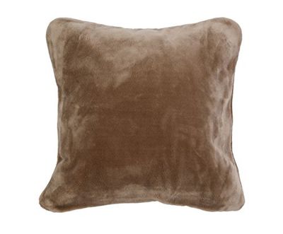 Gözze Capas de almofada com sensação de caxemira premium, conjunto de 2, 500 g/m², 50 x 50 cm, castanho topo