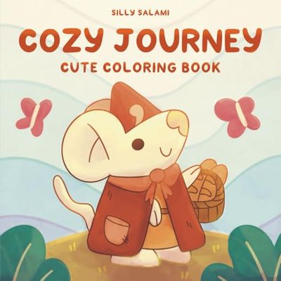 Cozy Journey: Cute Coloring Book for Teen and Adults, Simple Designs for Relaxation
