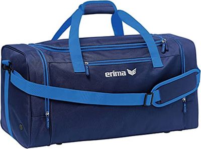 Erima Unisex Squad Basic Sports Bag, New Navy/New Royal, M, Two Tone