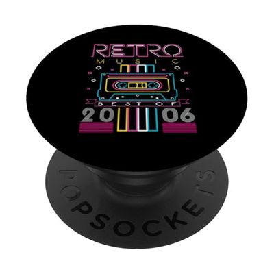 Cumpleaños 2006 Cumpleaños 2006 Hombre 2006 Año 2006 PopSockets PopGrip Adhesivo
