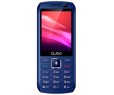 Qubo Téléphone avec Grandes Touches P280 2,8 4G Système Kaios Bleu