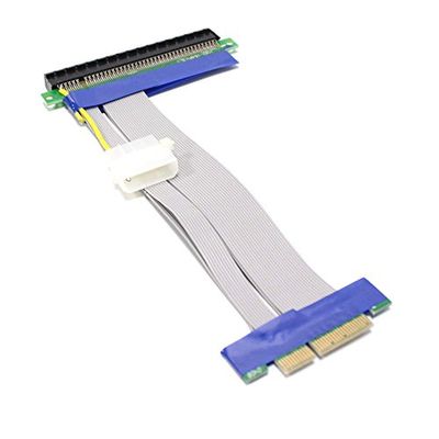 Cablematic Cavo di prolunga 19 Centimetri 4X 16X PCIe Riser Card alimentata