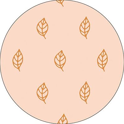 Bonateks, Runt digitalt tryckt musmatta, halkfri undersida, för kontor och hem, diameter: 22 cm