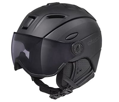 Etape 2011917_55-58, Casco Sportivo Unisex-Youth, Nero Opaco, 55-58 cm