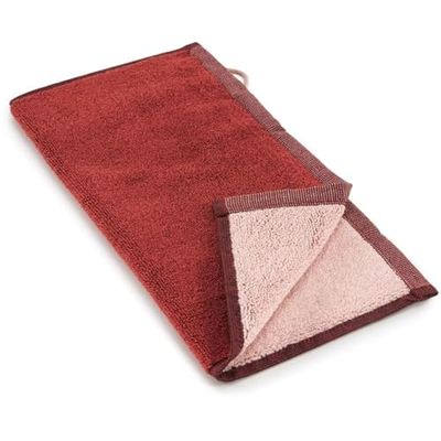 Bassetti New Shades tvålduk av 100% bomull i färgen terrakotta R1, mått: 30 x 30 cm – 9327867