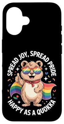 LGBT Pride Month Quokka LGBTQIA+ Case for iPhone 16