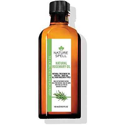 Nature Spell Rosemary Oil for Hair & Skin 150 ml – Rosemary Oil for Hair Growth – Treat Dry Damaged Hair to Target Hair Loss