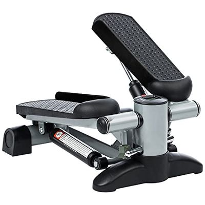 Ultrasport Swing Stepper, stepapparaat voor thuis met trainingscomputer, up-down stepper voor beginners en gevorderden, kleine en compacte stepper, swing stepper voor been- en bilspiertraining