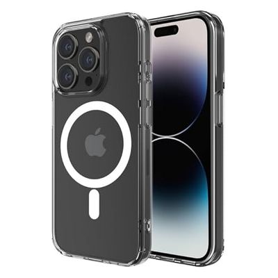 COQUE HYBRID FORCE SNAP (MAGSAFE) TRANSPARENTE IPHONE 15 PRO