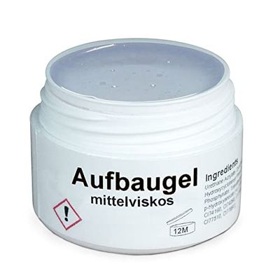 GS-Nails Gel de construction à viscosité moyenne - Fabriqué en Allemagne - 15 ml
