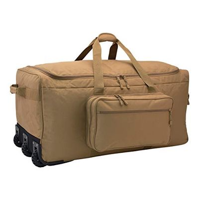 Mercury Tactical Gear Monster™ Rollende plunjezak met wielen, grote zware plunjezak met wielen voor heren en dames, reistas, coyote kleur, coyote, monster, Coyote, Monster