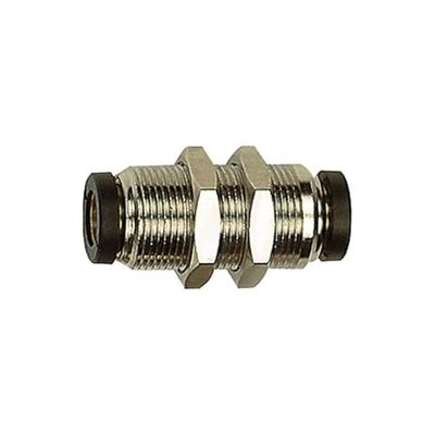 Raccordo dritto Schott » click-clock«, M8 x 0,75, per tubo esterno Ø 3 mm, pressione di lavoro max. 16 bar, ottone nichelato