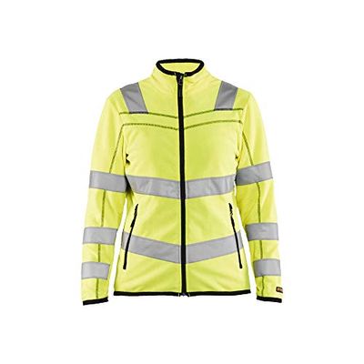 Blaklader 496610103300XXXL dames microfleece jack, High Vis geel, maat XXXL