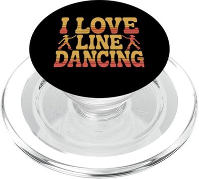 Me encantan las vibraciones retro de baile en línea PopSockets PopGrip para MagSafe