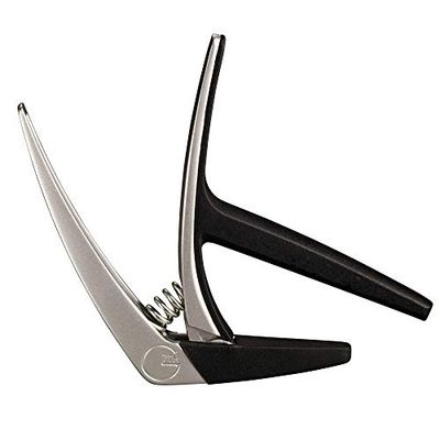 G7th Nashville 6 String Classical Silver Guitar Capo - Lightweight and Low Profile -for Classical and Flamenco Guitars - UK Designed