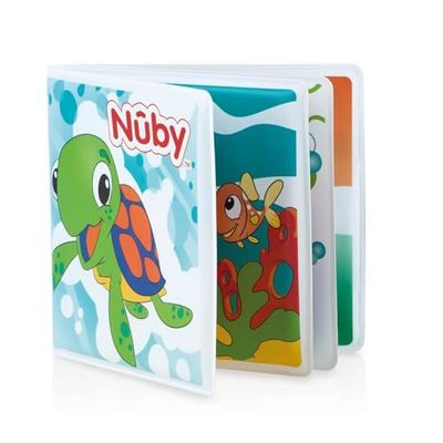 Nuby Libro de Baño Divertido – Páginas Impermeables | Apto Desde el Nacimiento