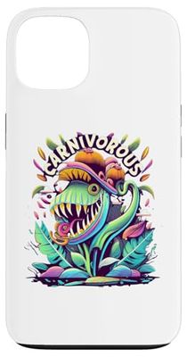 Carnivorous Plant Crazy Cartoon Motif with Monster Vibes Case for iPhone 13
