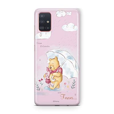 ERT GROUP mobiel telefoonhoesje voor Samsung A51 origineel en officieel erkend Disney patroon Winnie the Pooh and friends 009 aangepast aan de vorm van de mobiele telefoon, hoesje is gemaakt van TPU