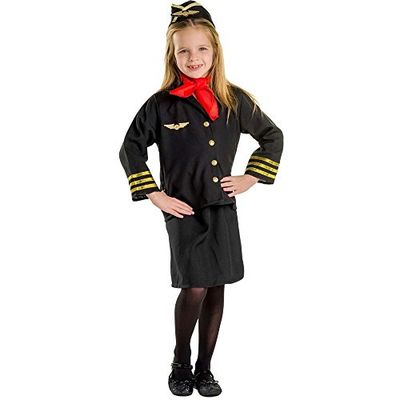 Dress Up America Ensemble de costumes d’agent de bord de fille