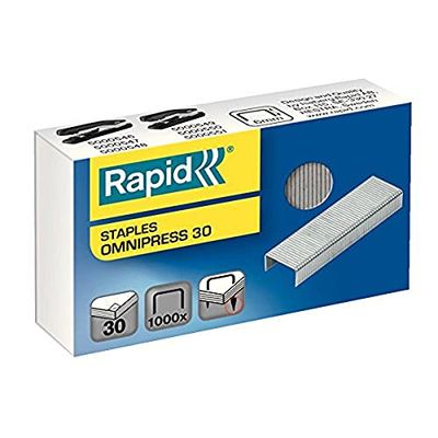 RAPID 5000559 - Caja 1000 grapas Omnipress 30 galvanizada