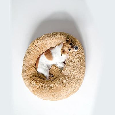 Italian Bed Linen Panier pour Animaux “Dreams”, Vanille, 60x60x26cm
