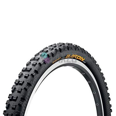 Continental MTB - Banden Der Baron 2.3, zwart-black skin opvouwbaar, 26 x 2,3, 100431