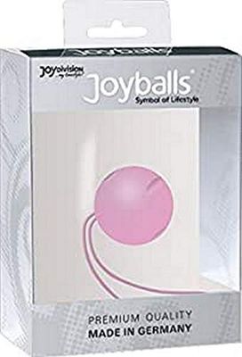 JOYDIVISION Joyballs Trend Single, Rosa, Bolas de amor originales, Bolas de entrenamiento del suelo pélvico hechas de Silikomed