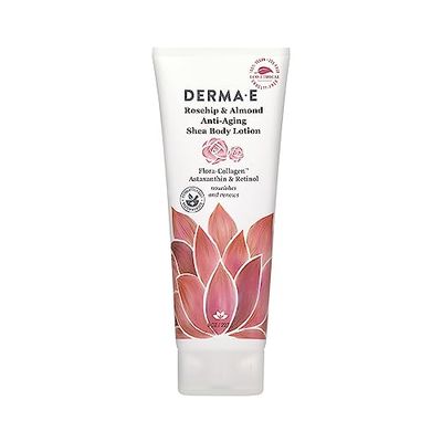 Anti-Aging Shea Body Lotion - Rosehip and Almond by Derma-E for Unisex - 8 oz Body Lotion