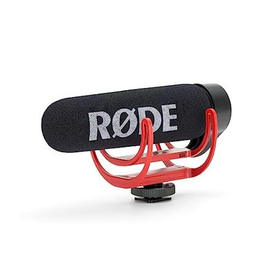 RØDE VideoMic GO Lättviktig shotgunmikrofon för kameramontering för filmmakning, innehållsskapande och platsinspelning