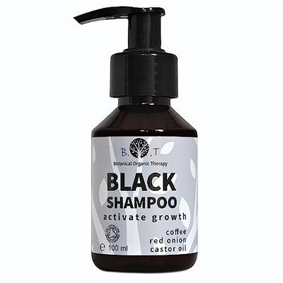 B.O.T Cosmetic & Wellness - Shampoing Anti-Graisse et Antipelliculaire | Stimule la Croissance des Cheveux | Contrôle la Production de Sébum | Formule Naturelle Sans Sulfate, Multi, 100 ml (Lot de 1)
