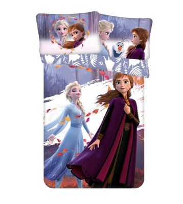 CR-Lights Disney Snödrottning Anne Elsa babysängkläder med örngott 100 x 135 cm