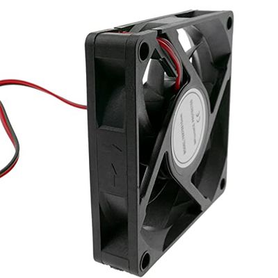 BeMatik - Ventilatore di Cassa 60x60x25 mm di 5 VDC Ventola per Computer e telai