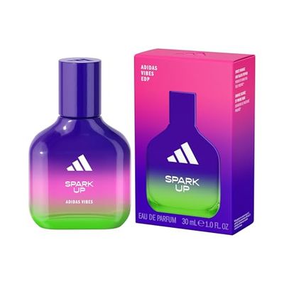 adidas Vibes Spark Up Eau de Parfum, Per tutti. Energizzante e intrigante, Profumo a lunga durata, Arancia Dolce e Pepe Nero 30 ml