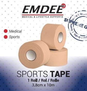 Emdee Opaska sportowa 3,8 cm x 10 m - Kolor ciała
