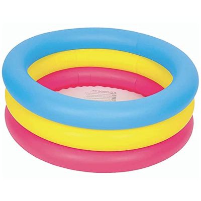 Jilong Piscine Gonflable 3 Anneaux pour Enfants de 1 à 3 Ans 76,2 x 25,4 cm