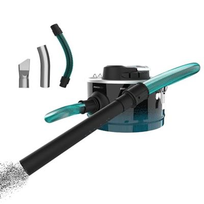 Cecotec Aspiradora de Cenizas Compacto de 10 L Conga Ash 2000 Compact. 800W, Boquilla de Aluminio y Manguera de Aspiración Resistente con Recubrimiento Metálico, 4 m de Radio de Acción