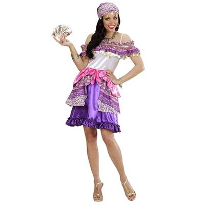 W WIDMANN MILANO Party Fashion - Costume de voyante, robe et foulard, pour carnaval