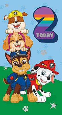 Cards 2ème anniversaire, anniversaire pour 2ème anniversaire, anniversaire Paw Patrol officiel
