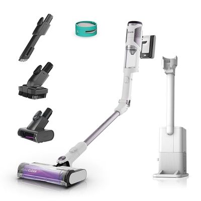 Shark Detect Clean & Empty IW3613EUT, Cordless Vacuum, Blanc, 240 W, 82 décibeles