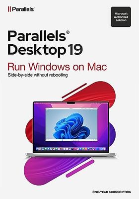 Parallels Desktop 19 | Logiciel de machine virtuelle pour exécuter Win sur Mac | 1 An | 1 Appareil | Mac | Box