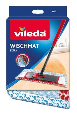 Vileda ActiveMax Extra Panno Ricambio Microfibra per Sistema Lavapavimenti ActiveMax, Multiuso, Pulizia dei Pavimenti, Parquet
