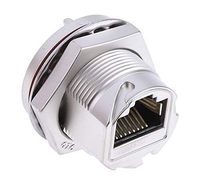 RS PRO RJ45-kontakt uttag, 1-port skärmad, bordskontage