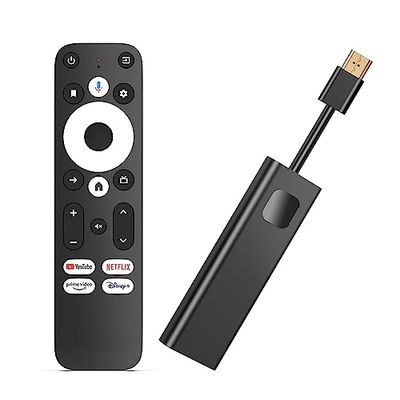 Orbsmart GD1 Android TV Stick 4K Streaming HDMI HDR Box per TV | Telecomando vocale Bluetooth | Google Assistant | Chromecast | Play Store | Netflix | Prime Video | Disney+