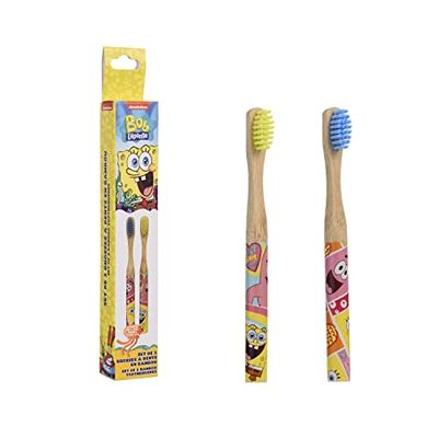 Take Care Cepillo de Dientes para Niños Bob Esponja 2 Piezas