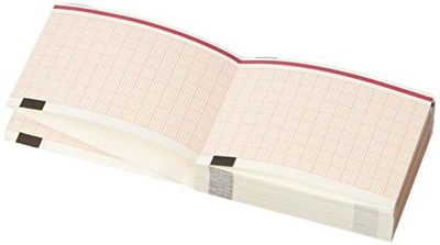 Gima 33017 - Papel térmico Ecg, cuadrícula naranja, 50 x 70 mm