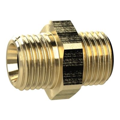 RIEGLER 134272-MS25211412 dubbelvippel, cylindrisk, G 1 1/4 a, G 1/2 a, SW 50, MS, 1 st.