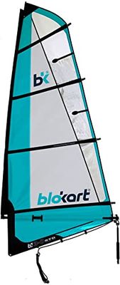 Blokart Vela Completa 3.0m Blu, 3m Unisex-Adulto, 3.0 m2